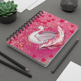Swan pink  Spiral Bound Journal