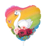 Swan with flower Balloon