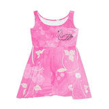Pink woman dress with Swan.