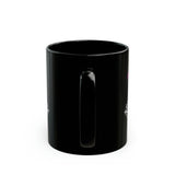 Love swan  Black Mug