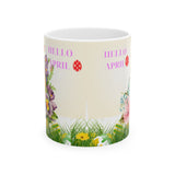 Hello April Ceramic Mug