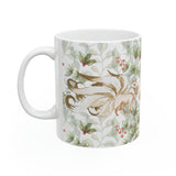 Fox in the Wood White Ceramic Mug