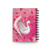 Swan pink  Spiral Bound Journal