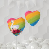 Swan with flower Balloon