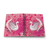 Swan pink  Spiral Bound Journal