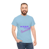 KEEP Swimming Swan  Unisex Heavy Cotton Tee