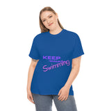 KEEP Swimming Swan  Unisex Heavy Cotton Tee