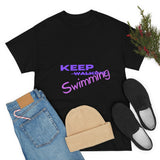 KEEP Swimming Swan  Unisex Heavy Cotton Tee