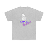 KEEP Swimming Swan  Unisex Heavy Cotton Tee