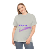 KEEP Swimming Swan  Unisex Heavy Cotton Tee
