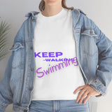 KEEP Swimming Swan  Unisex Heavy Cotton Tee