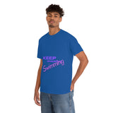 KEEP Swimming Swan  Unisex Heavy Cotton Tee