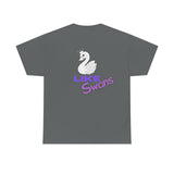 KEEP Swimming Swan  Unisex Heavy Cotton Tee