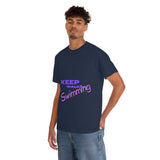 KEEP Swimming Swan  Unisex Heavy Cotton Tee