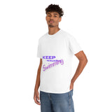 KEEP Swimming Swan  Unisex Heavy Cotton Tee