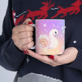 Pink swan with unicorn