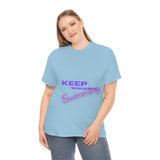 KEEP Swimming Swan  Unisex Heavy Cotton Tee
