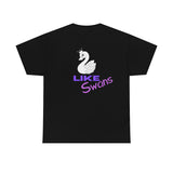 KEEP Swimming Swan  Unisex Heavy Cotton Tee
