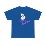 KEEP Swimming Swan  Unisex Heavy Cotton Tee