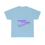 KEEP Swimming Swan  Unisex Heavy Cotton Tee