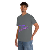 KEEP Swimming Swan  Unisex Heavy Cotton Tee