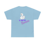 KEEP Swimming Swan  Unisex Heavy Cotton Tee