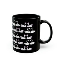 Swans  Black Mug