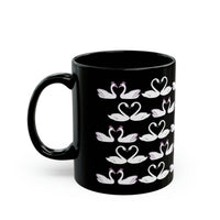 Swans  Black Mug
