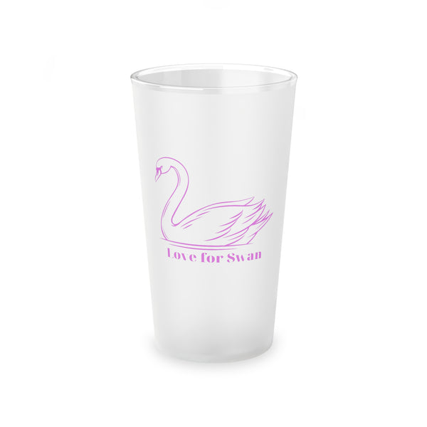 Love for Swan Frosted Pint Glass