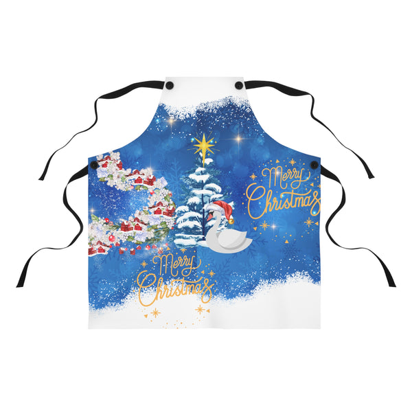Swan Christmas Apron