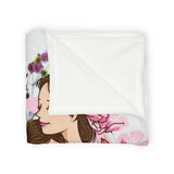 Happy Mother's Day Soft Polyester Blanket
