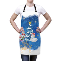 Swan Christmas Apron