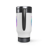 Love for Swan  Stainless Steel Travel Mug with Handle,
