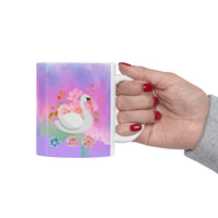 Swan with flower  Ceramic Mug