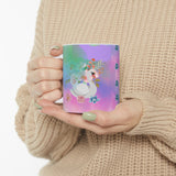 Swan with flower  Ceramic Mug