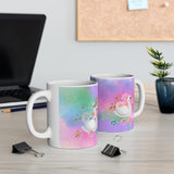 Swan with flower  Ceramic Mug