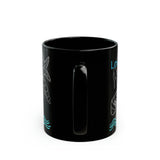 Ocean View Black Mug