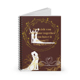 Wedding greeting book  Spiral Notebook