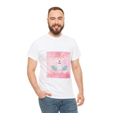 Two Swans in Love Unisex Heavy Cotton Tee