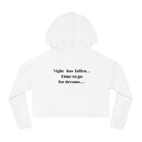 Swan  Women’s Cropped Hooded Sweatshirt