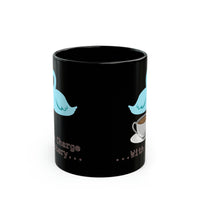 Please Charge My Battery 11oz Black Mug
