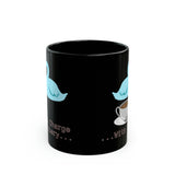 Please Charge My Battery 11oz Black Mug