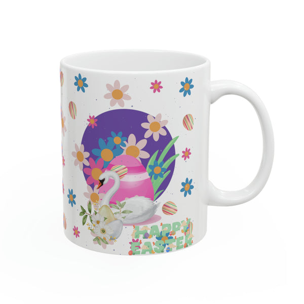 Happy Easter Swan Mug