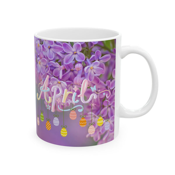 April   Ceramic Mug