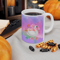 Swan with flower  Ceramic Mug