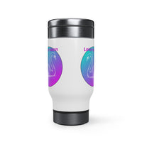 Love for Swan  Stainless Steel Travel Mug with Handle,