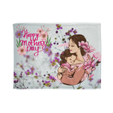 Happy Mother's Day Soft Polyester Blanket