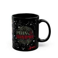 Santa Claus Black Mug