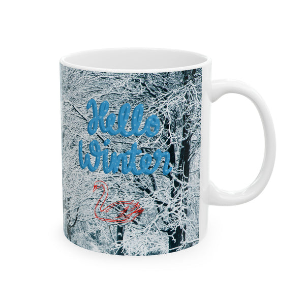 Hello  Winter  Ceramic Mug
