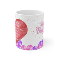 Happy Birthday!!!White Ceramic Mug